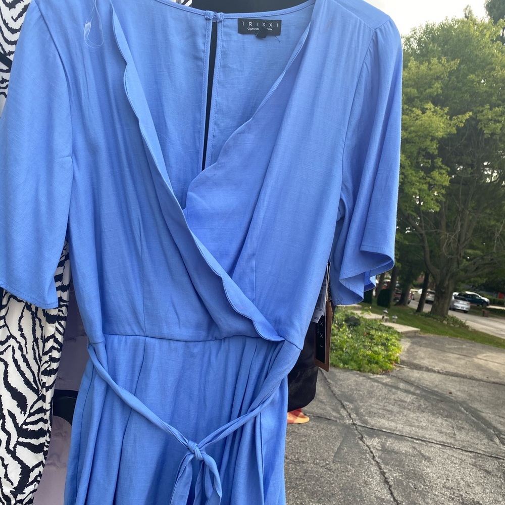 Onpiece baby blue shorts outfit L
